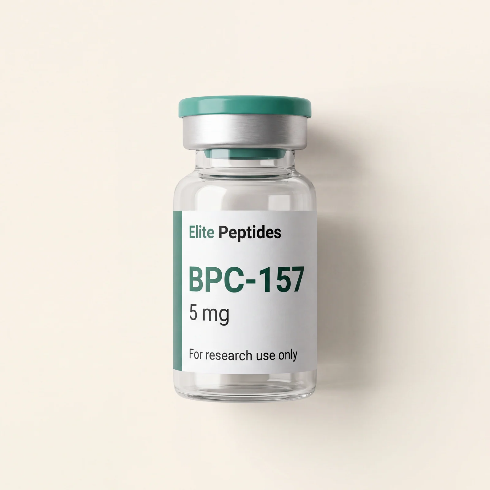 BPC-157 research peptide vial — 5–10mg, COA on file