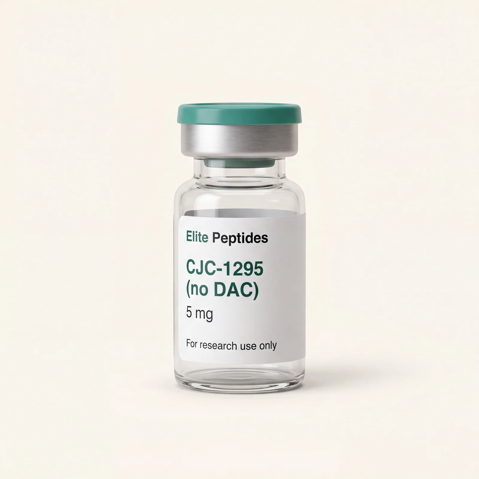 CJC-1295 research peptide vial — 5–10mg, COA on file